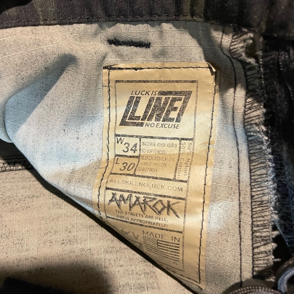 All Skill No Luck / Gnarco Amarok joggers - multi-cam black / MCB - size 34/30 - Picture 3 of 3